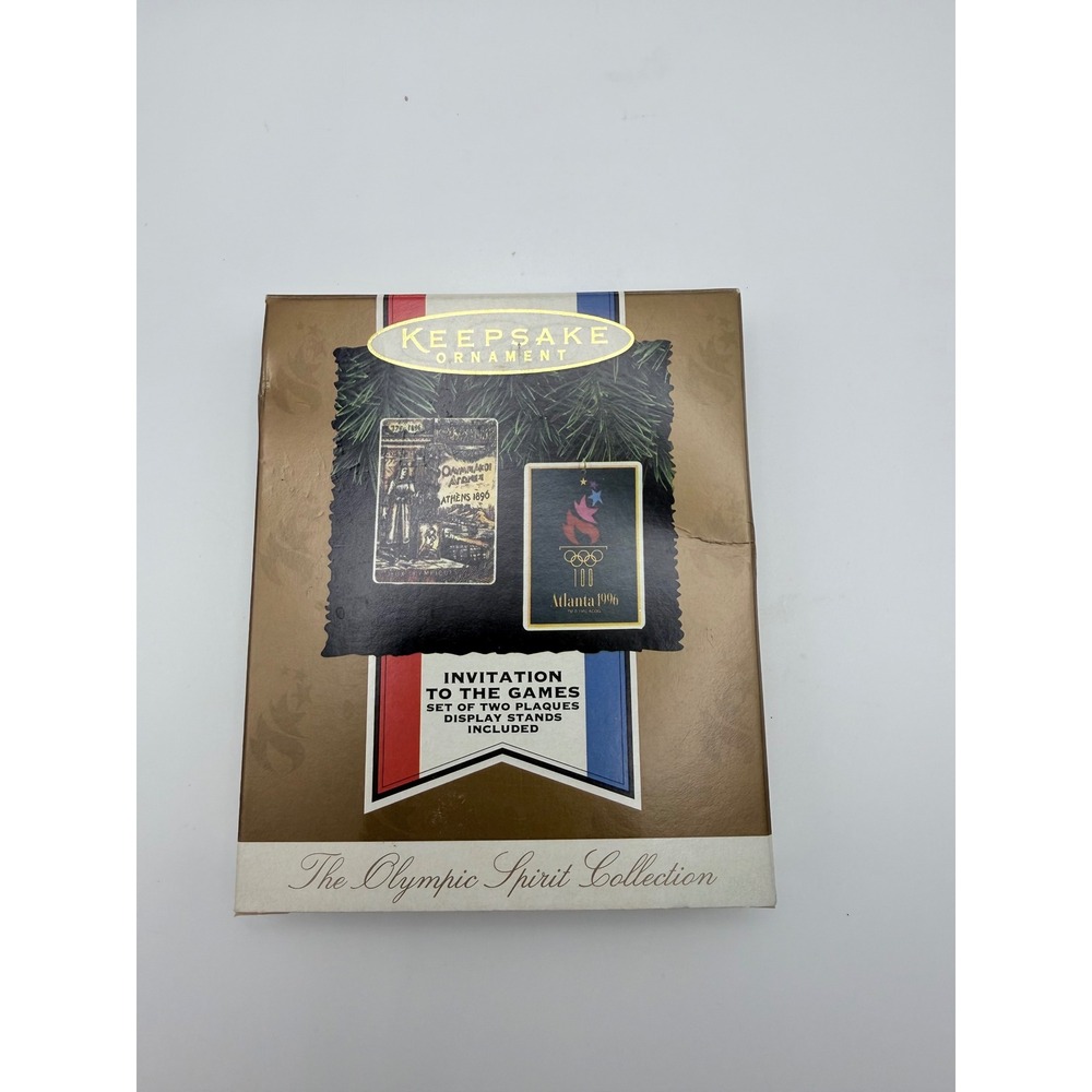 Hallmark Keepsake The Olympic Spirit Collection Ceramic 1996 Atlanta‎ Ornament